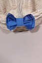 Panier en osier avec noeud assorti pour cortège  mariage et cérémonie