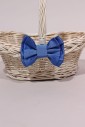 Panier en osier avec noeud assorti pour cortège  mariage et cérémonie