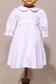 Robe de baptême blanche hiver Astrid