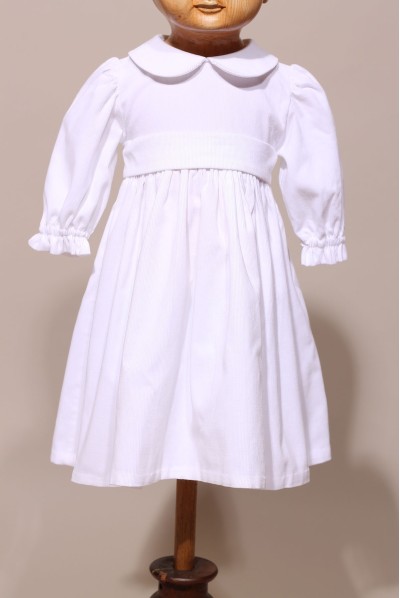 Robe de baptême blanche hiver Astrid