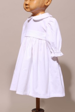 Robe de baptême blanche hiver Astrid