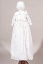 Robe longue de baptême traditionnelle tissu tissé