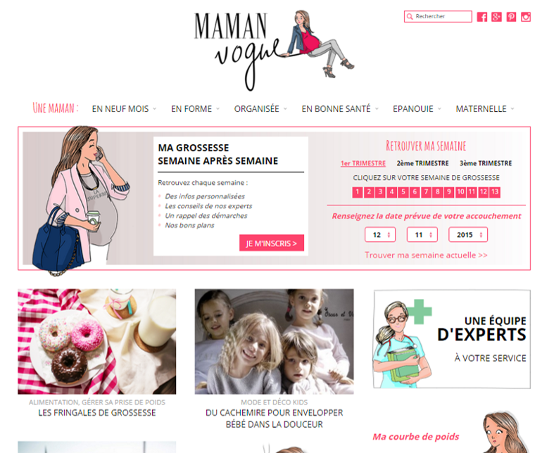 Site Maman Vogue
