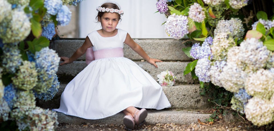 robe cérémonie baptême ou mariage papillon pour fille